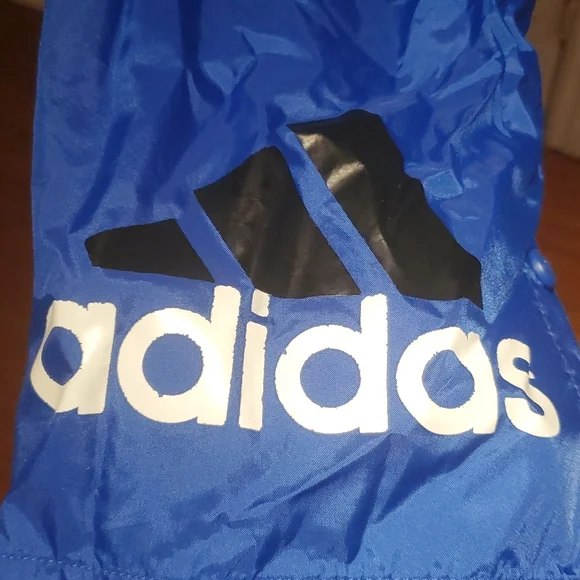 Royal Blue Tear Away Adidas Pants - Picture 2 of 4